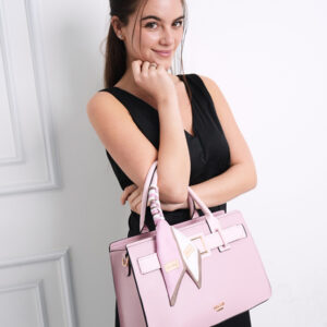 Sculpted Belted Tote