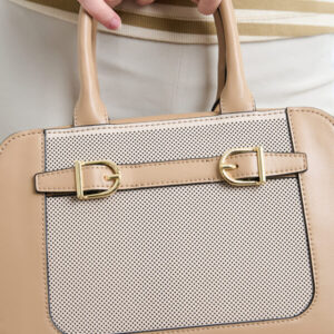 Minimal Two-Tone Tote