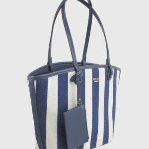 Stripe Canvas Shopper