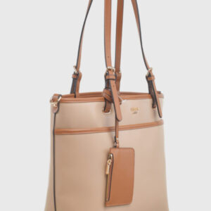 Structured Shoulder Bag With Cardholder