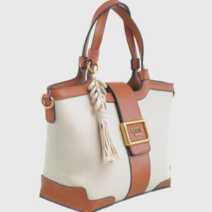 Canvas Boho Buckle Tote