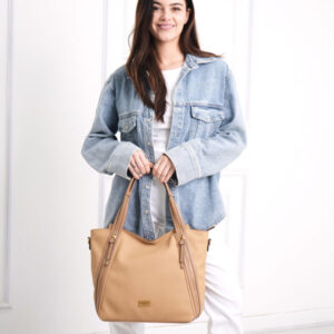 Slouchy Pebbled Shoulder Bag