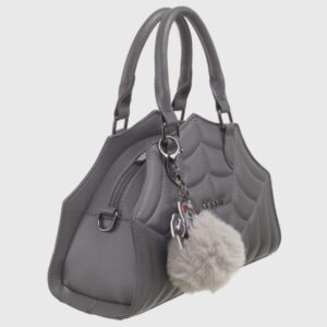 Halloween Qualited Spiderweb Tote With Bat Charm