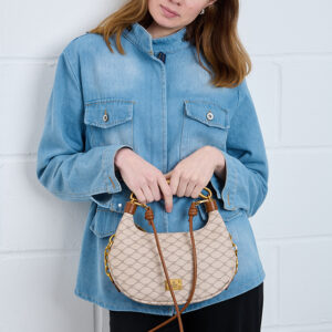 Monogram Twist Handle Mini Handbag
