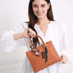Elegant Monogram Office Tote
