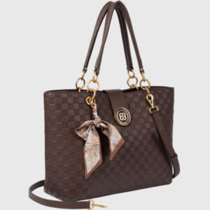 Elegant Checkboard Shoulder Bag