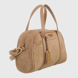 Suedette Mini Boston Bag
