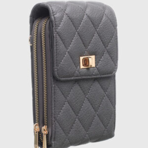 Qulited Flap Top Phone Bag