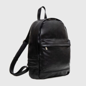 Bobby Black Men’s Front Zip Pocket Backpack 1