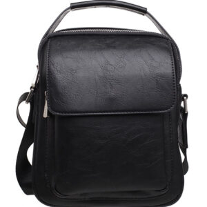 Bobby Black Men’s Top Handle Crossbody Bag