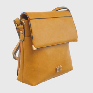 Small Bucket Crossbody Bag With Back Zip Pocket