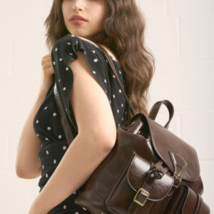 Classic Buckle Flap Backpack