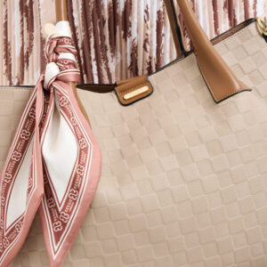 Checkboard Textural Tote