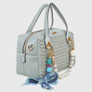 Textural Woven Dome Tote