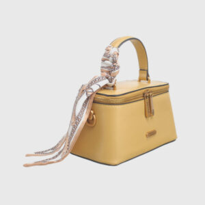 Boxy Top-Handle Vanity Bag