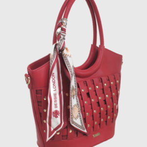 Basket Woven Scarf Tote