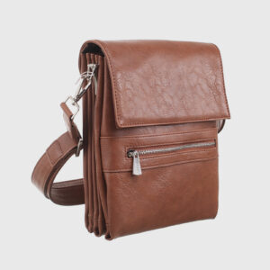 Bobby Black Men’s Flap Over CrossBody