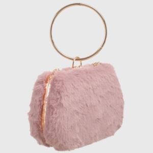 Glam Furry Clutch Bag