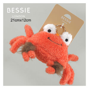 Plush Crab Charm